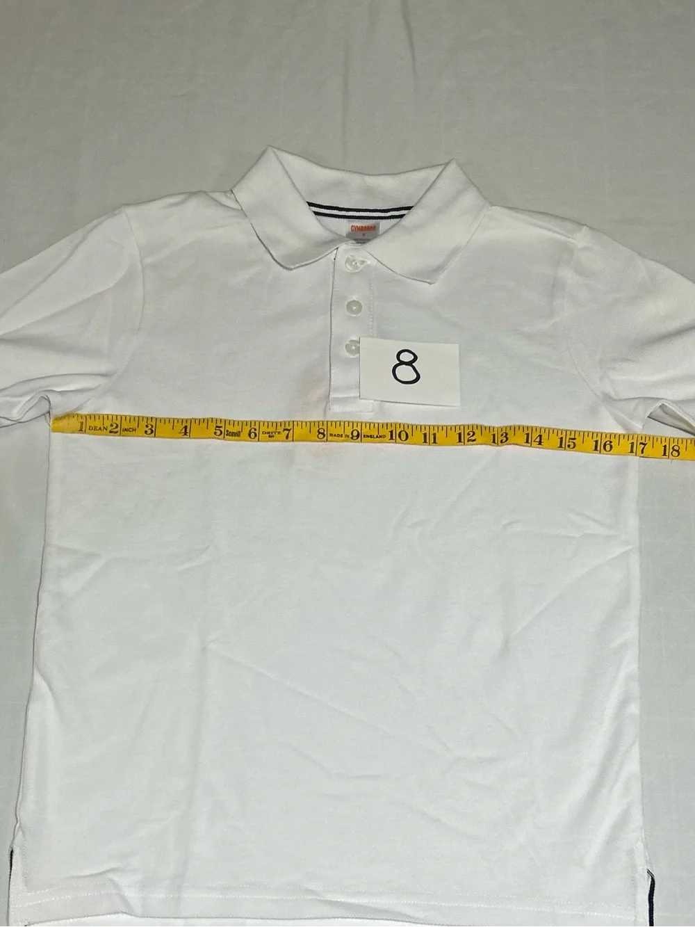 Gymboree Boys White Short Sleeve Stain Resistance Polo Top NWT Uniform Preppy